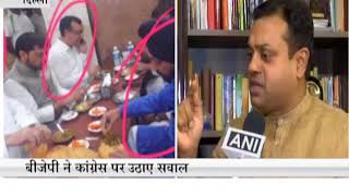 Sambit Patra spoke on Congress leaders eating 'chole bhature' before sitting on fasting