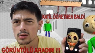 PSİKOPAT ÖĞRETMEN BALDİ'Yİ GÖRÜNTÜLÜ ARADIM !! (KAPIMA GİZEMLİ BİR PAKET BIRAKTI !!)