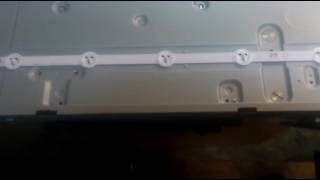 LG 42LA615V. Расположение планок LED подсветки, модификация и количество штук.
