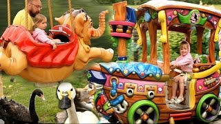 VLOG Парк аттракционов. Детский развлекательный центр. Видео для Детей Kids Amusement Park