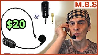 Беспроводной микрофон 2.4 G Wireless Microphone обзор тест XIAOKOA