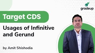 Know the Usages of Infinitive and Gerund with Amit Sir || Target CDS