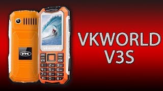 VkWorld V3s - самый удобный кнопочный телефон с двумя фонариками!