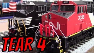 NS BNSF CN Intermountain HO GE ET44AC evolution series tier 4 locomotives LokSound DCC