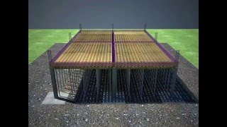 Betonarme Bina İnşaatı 3D Animasyon
