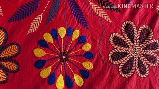 নকশী কাঁথার নকশা সেলাই।পর্ব-৬ || Nokshi Kantha Design Sewing. part-6 ||
