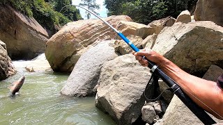 Adventure in the forest | Fishing in a heavy river | а Unique way of catching fish, Part 2