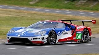 2017 Ford GT Race Car Track Testing Spy Video