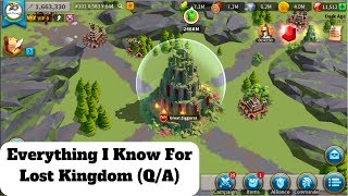 Giving All The Information You Need for Lost Kingdom! Q/A Night Stream Rise of Kingdoms