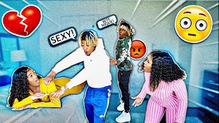 GETTING A MASSAGE BY ANOTHER MAN PRANK ON BOYFRIEND!!? FT IAM JUST AIRI & TRAY