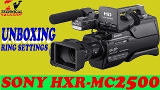 Unboxing/Review Sony HXR-MC2500 Professional Camcorder me by Vishal Sahu