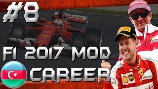 CRAZY BAKU GP!! | F1 2017 | Mod Career Mode | Azerbaijan GP #8