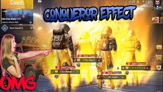 PUBG MOBILE Conqueror Entrance Effect!