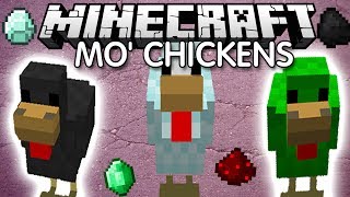 Обзор модов Minecraft # 38! НАШЕСТВИЕ КУРИЦ (Mo' Chickens Mod)