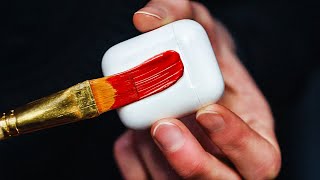 Покраска Своих AirPods | Кастом Наушников Apple