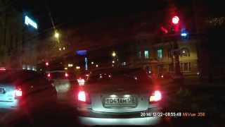 ДТП 22.12.2014. Иркутск, перекресток улиц Ленина и Карла Маркса