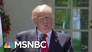 Benjamin Netanyahu Uses PowerPoint And Props To Speak To President Donald Trump | All In | MSNBC