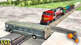 Crash Testing New Trains And Wagons (My MOD) BeamNG Drive