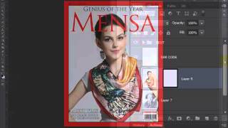 Photoshop Tutorial: How to Make a Custom, Magazine Cover from a Photo of Someone