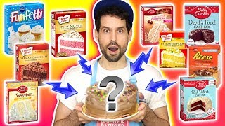 GATEAU XXL - JE MELANGE TOUS LES CAKE MIX ENSEMBLE- HUBY