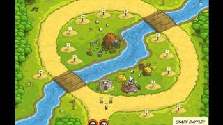 Kingdom Rush Walkthrough - Levels 1-5 - 3 Stars