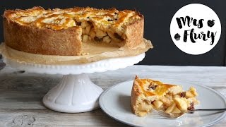 Appeltaart | Holländischer Apfelkuchen | Rezept Apfelernte | Mrs Flury backt