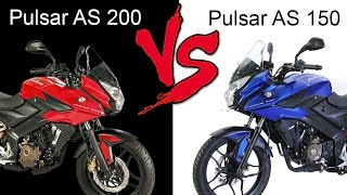 Bajaj Pulsar AS150 Vs Bajaj Pulsar AS200 | Comparison Review (EXTENDED)