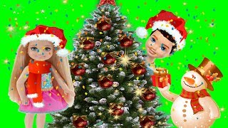 Новый год с одноклассниками! Барби мультик для детей!