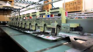 Tajima Embroidery Machine TMEF-HC612 (Bordadora) ventas@tewh.com www.TEWH.com