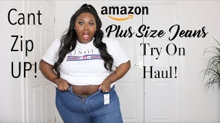 WHAT DO AMAZON PLUS SIZE FASHION JEANS FIT LIKE?? JEANS TRY ON HAUL!