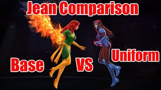 Jean Grey Uniform Vs Base kit Comparison (MFF)