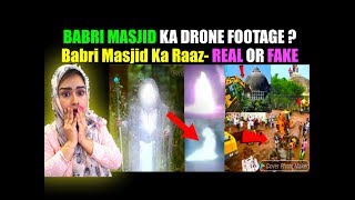 BABRI MASJID Ke Andar Kya Hai -What Is Inside Babri Mosque | Drone Footage