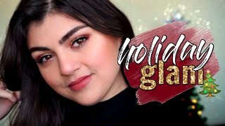 EASY HOLIDAY PARTY MAKEUP TUTORIAL 2018 | Warm Tones & Berry Lips!