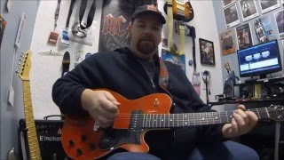 ZZ Top , Jesus just left Chicago Open G tuning guitar lesson