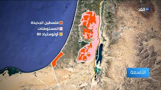 ترامب يقترب من الإعلان عن صفقة القرن.. خرائط مسربة تظهر ما ستؤول إليه فلسطين