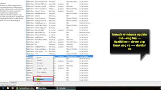 windows 10 güncelleştirmeleri kapatma programsız