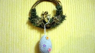 Как сделать яйцо из ниток