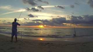 Palm Beach Surf Fishing - Beautiful Sunrise