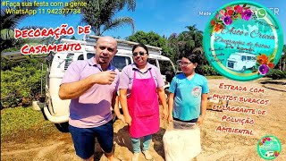 Vídeo 52 linda Decoração de casamento com direito a almoçar com o noivo.