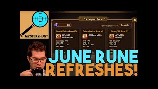 RUNE REFRESH TIME: June 2019 Ancient Magic Shop Rune Rolls in SUMMONERS WAR!