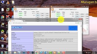 How to run Multiple PHP on XAMPP under Windows 7/8/10