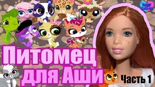 Stop Motion Barbie / Стоп Моушен с куклами Барби / Мультик Барби "Питомец для Аши" часть 1