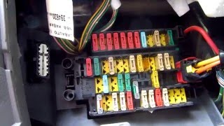 Fuse Box Locations + OBD on Xsara Picasso, 2.0HDI, year 2000