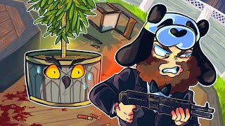 Panda might be the worst prop hunt player EVER... (Gmod Prop Hunt Funny Moments)