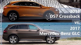 2018 DS7 Crossback vs 2017 Mercedes GLC (technical comparison)