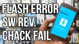 HOW TO FIX - SW REV  CHECK FAIL DEVICE 2, BINARY 1 SAMSUNG 2016 Review