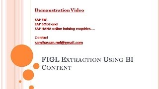SAP BW: FI Extraction Part 2 - Extract Data and Model InfoProviders