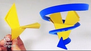 Оригами #вертушка из бумаги. Как сделать вертушку из бумаги своими руками