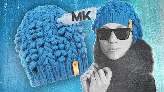 ВЯЖЕМ ШАПКУ ОБЪЕМНЫМ УЗОРОМ НА ОСЕНЬ-ЗИМУ / Мастер-класс по вязанию женской шапки спицами