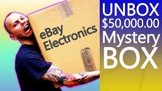 I Bought a $50,000 Mystery Box from eBay! Electronics